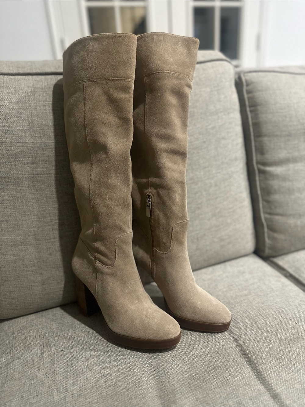 Michael Kors Suede Knee-High Boots